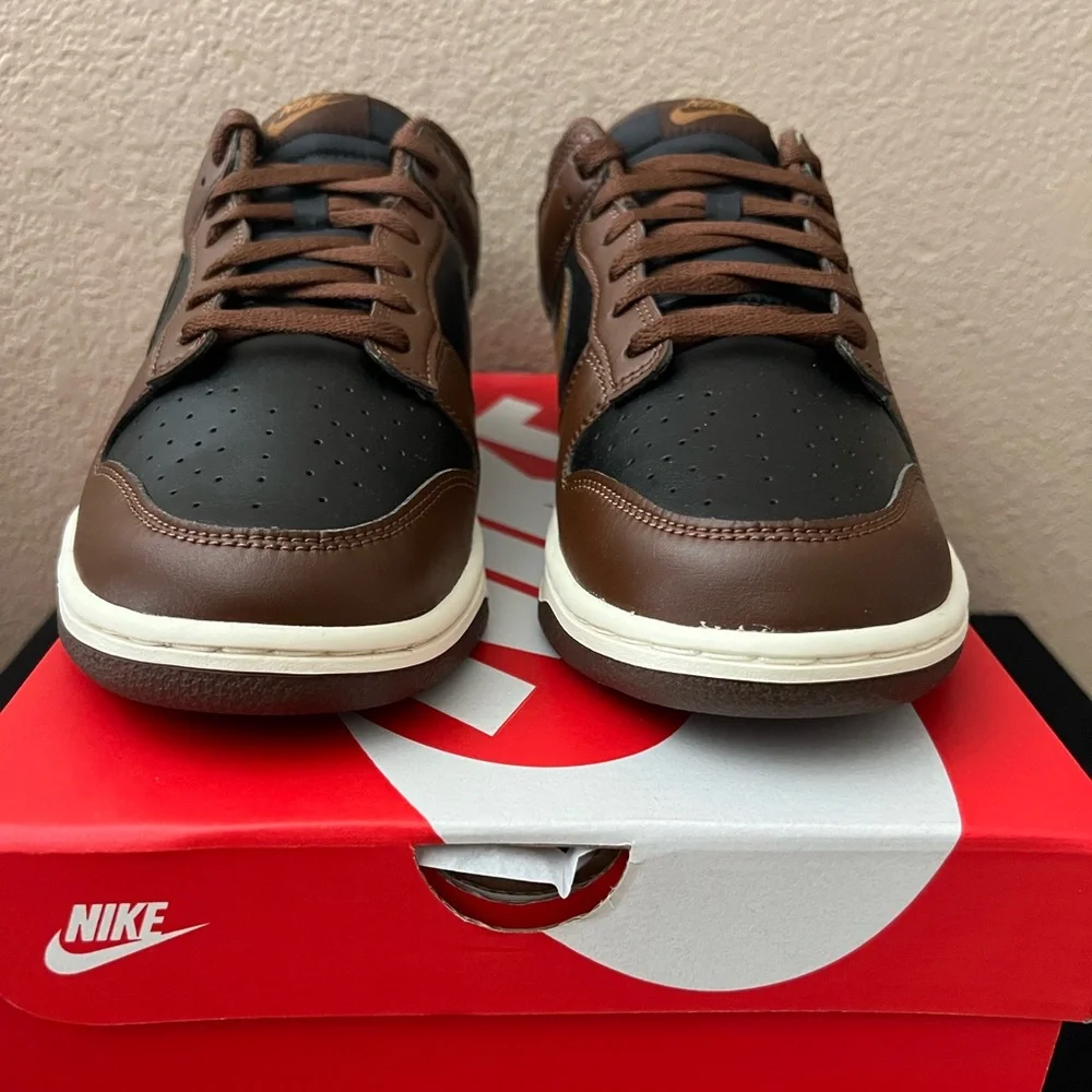 Nike Dunk Low Retro Men’s Sneakers British Tan/Cacao Wow HF5441-004 Size 11 BNIB - Picture 4 of 13